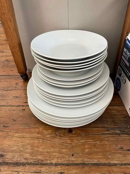 Photo of free White bowls and plates (Whetstone N20) #1
