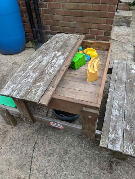 Photo of free Sandpit picnic table (High Lane SK6) #2