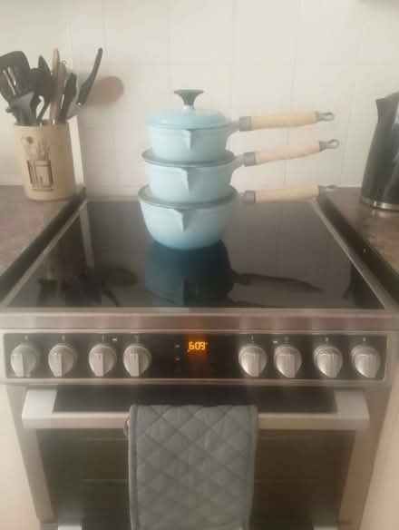 Photo of free Light blue cast iron pans (Robertsbridge TN32) #1