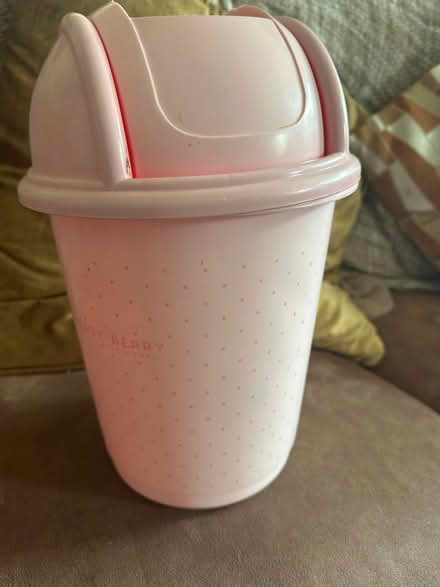 Photo of free Small pink plastic rubbish bin (Artane) #1