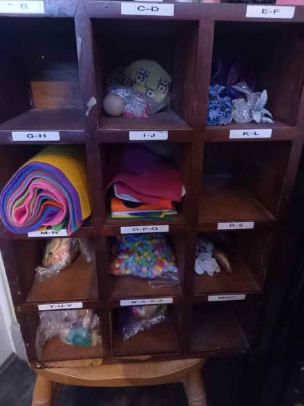 Photo of free Vintage wooden storage unit (SE9) #1