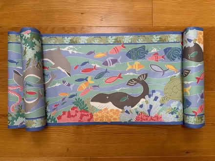 Photo of free Fish themed wallpaper border (Priestwood RG42) #1