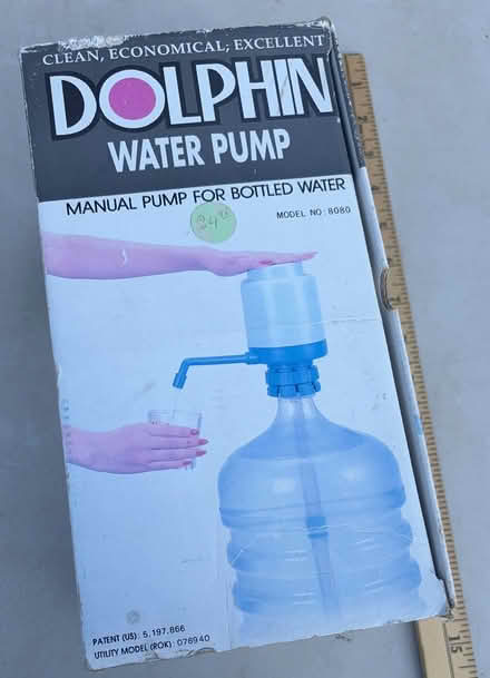 Photo of free 5 gal water jugs w holder & pump (Downtown Sunnyvale) #3
