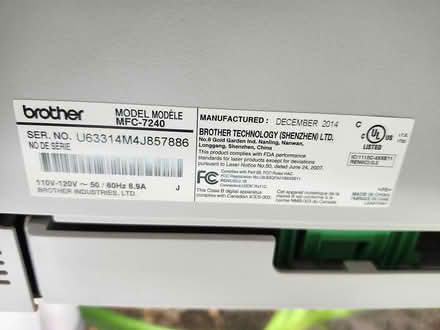 Photo of free Brother Printer and Fax machine (Riverside South) #2