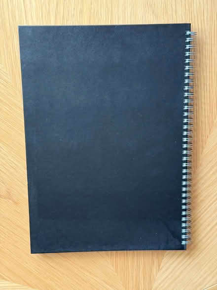 Photo of free Can deliver: Black A4 spiral bound notebook with lined pages (Lower Earley RG6) #4