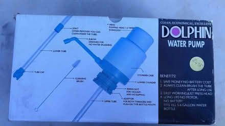 Photo of free 5 gal water jugs w holder & pump (Downtown Sunnyvale) #4