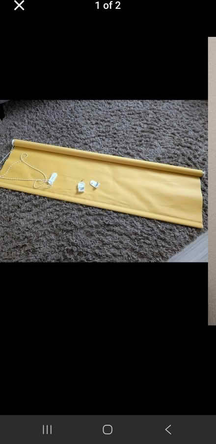 Photo of free Yellow roller blackout blind (Bangor LL57) #1