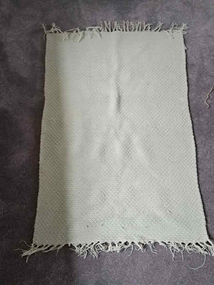 Photo of free Light green rag rug (Belper DE56) #2