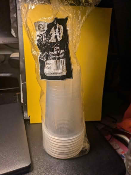 Photo of free 9 unused plastic cups (Harlesden NW10) #1