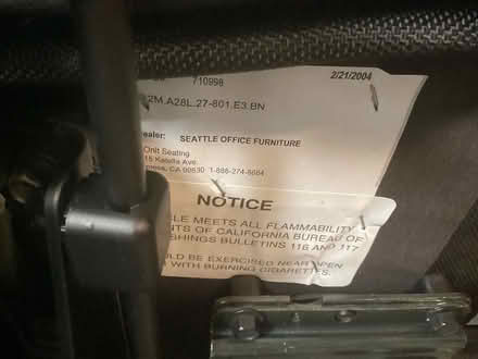 Photo of free Desk chair (North west Seattle) #3