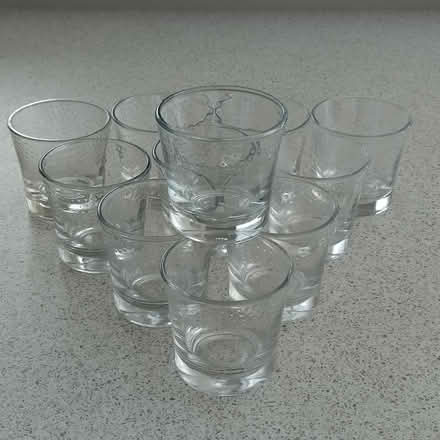 Photo of free 11 candle/drinking glasses (BH9) #1