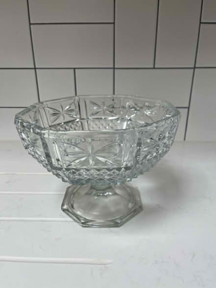 Photo of free Pressed glass bowl (W13) #1