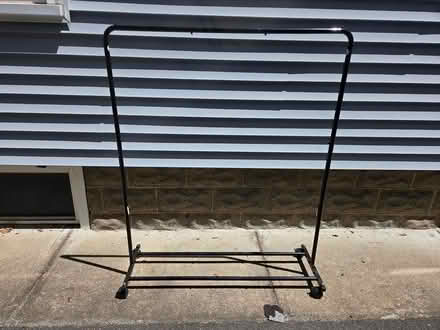 Photo of free Black clothes rack (Medford Hillside) #1
