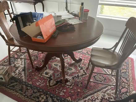 Photo of free wood table 2 chairs- tv stand (Bartow in Taylor landing) #1