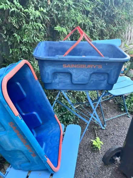 Photo of free Two Sainsbury trolley Baskets (Bromley BR2) #1