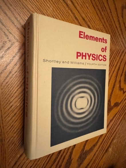Photo of free Physics Book (Near Davis Square, Somerville) #1
