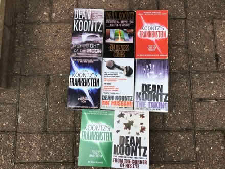 Photo of free 8 x books by Dean Koontz. (Arlesey SG15) #1