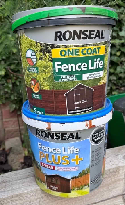 Photo of free Fence Life Paint (Gleneagles area, Wboro NN8) #1