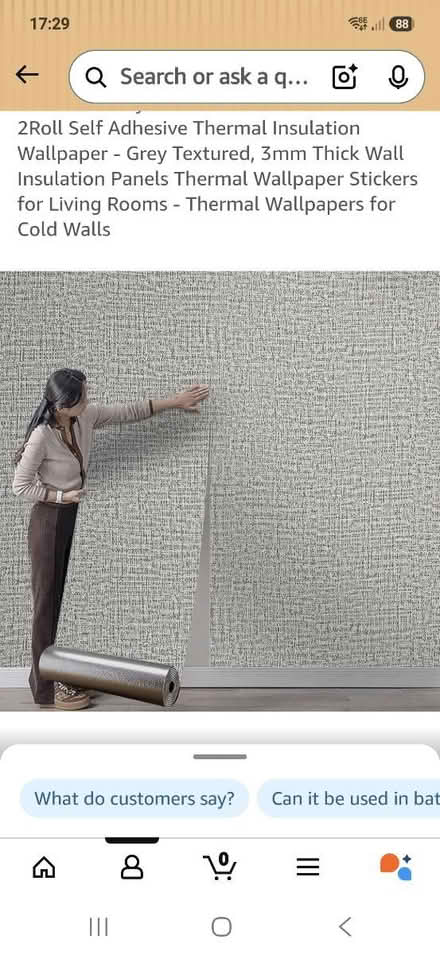 Photo of free Self adhesive wall paper (Meanwood ls7) #3