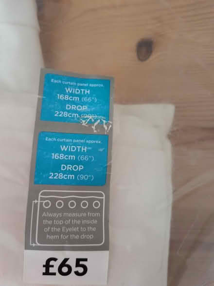 Photo of free Eyelet curtains (Honor oak) #2