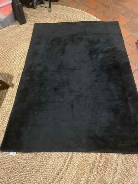 Photo of free Black rug (Brigstock NN14) #1