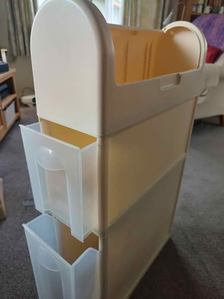 Photo of free Small storage unit & craft bits (Garstang) #1