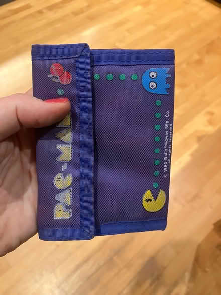 Photo of free 80s PacMan Velcro wallet (Crystal Beach) #1