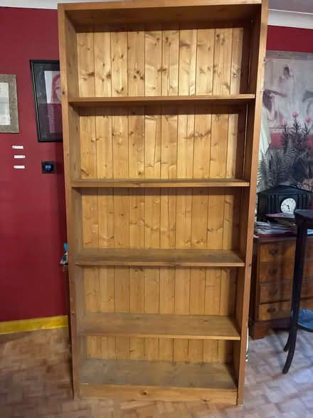 Photo of free Tall pine bookcase (Whitby CH65) #1
