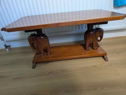 Photo of free Solid wooden elephant table (Bounds Green N11) #1