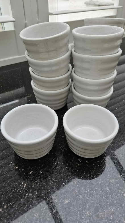 Photo of free 14 Set White China Ramekins (Slyne-with-Hest LA2) #2