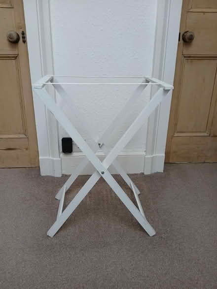 Photo of free White Wooden Stand (Lark Lane Area L17) #2