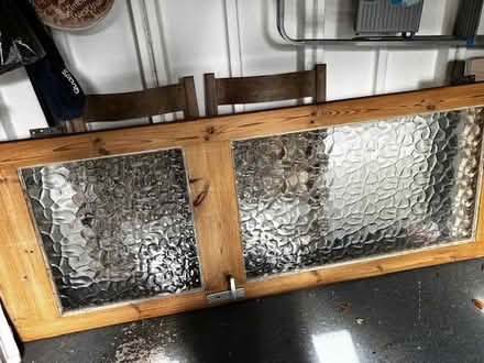 Photo of free Old wooden door with glass panels (Craigleith EH4) #1