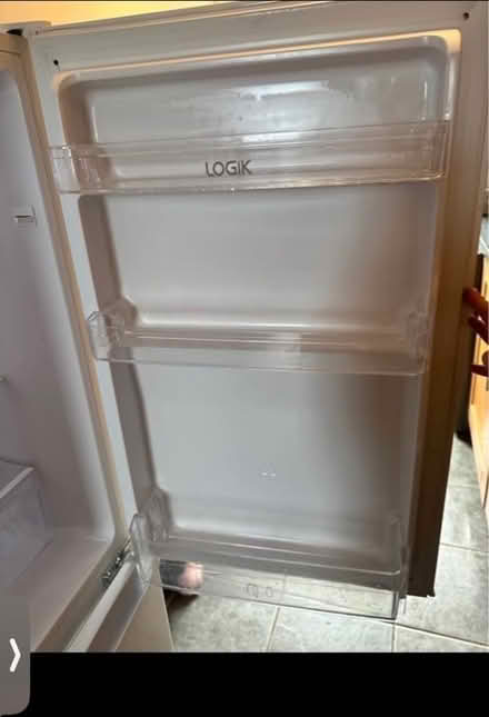 Photo of free White logic fridge freezer (Fox Hill S6) #4