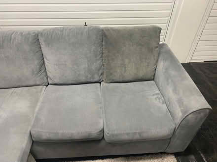 Photo of free 🛋️ FREE Grey L-Shape Sofa (Calidonian Road N7) #3