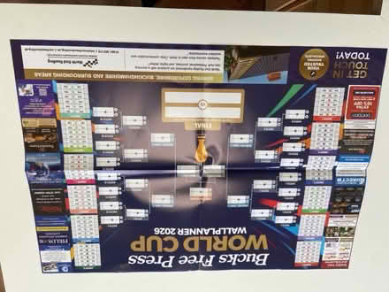 Photo of free World Cup wall planner (Amersham Common HP7) #1