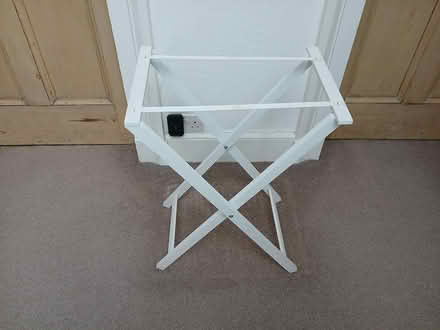 Photo of free White Wooden Stand (Lark Lane Area L17) #1