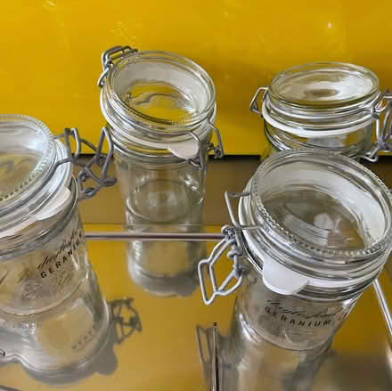 Photo of free Four clip top jars (clean) (Putney SW15) #1