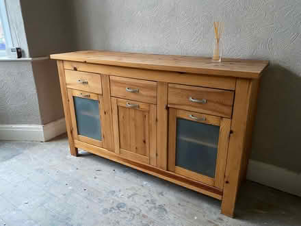 Photo of free Pine sideboard (Blackpool) #1