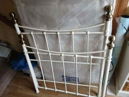 Photo of free Single metal-frame bed plus mattress (North Tonbridge TN10) #4