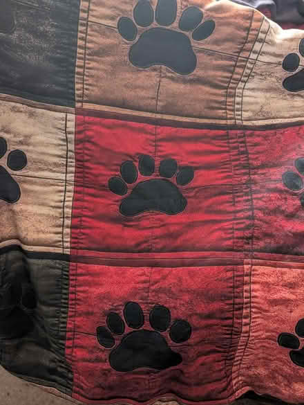 Photo of free Paw print design king duvet set (yapton) #1