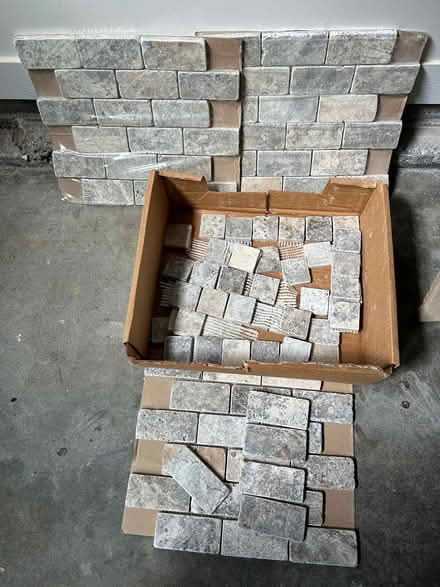 Photo of free Travertine stone tile (Ballard) #2