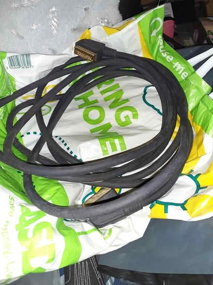 Photo of free 5 metre JVC scart lead gold ends (Tonbridge TN9) #1