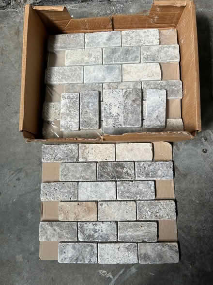Photo of free Travertine stone tile (Ballard) #1