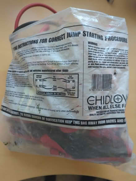 Photo of free Jump leads (Lower Earley RG6) #2