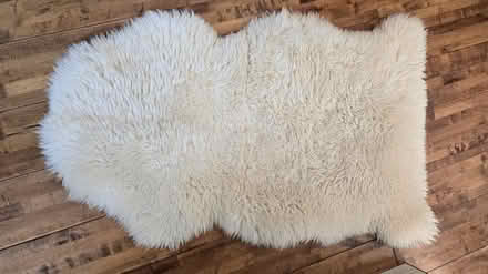 Photo of free IKEA sheepskin small rug / throw (Cutteslowe, Oxford OX2) #1