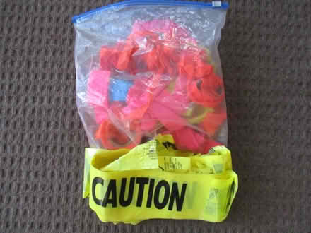 Photo of free plastic caution and flagging tape (casselberry) #1