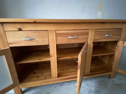 Photo of free Pine sideboard (Blackpool) #3