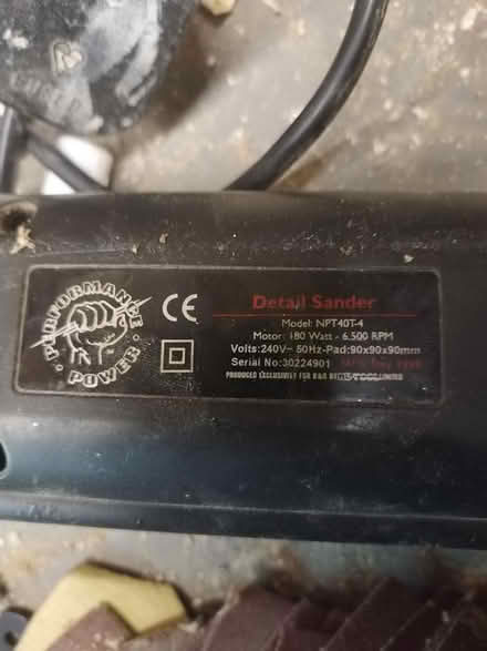 Photo of free Detail sander (S9 Wincobank) #2