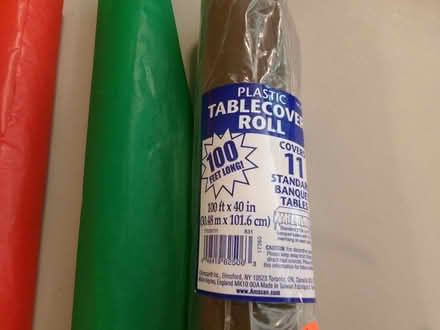 Photo of free Plastic Tablecloth (Northwest Frederick) #1