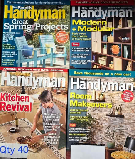 Photo of free Family Handyman Magazines Qty 40 (Elmhurst near Berens Park) #1
